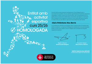 Homologació Ibe 2026